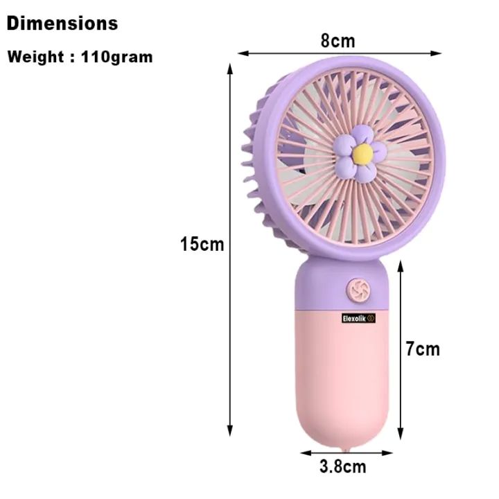 Mini fan rechargeable