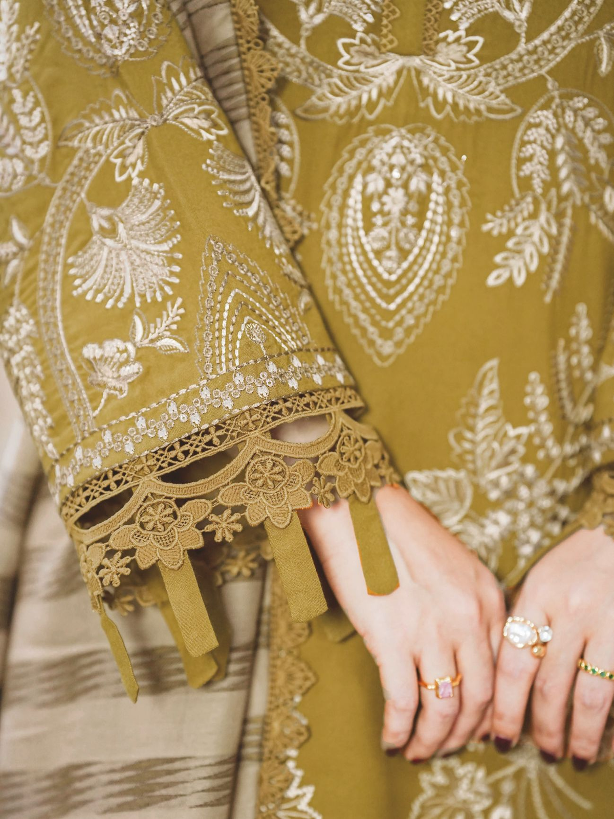 Embroidered Winter Collection with Jacquard Luxury Wool Shawl