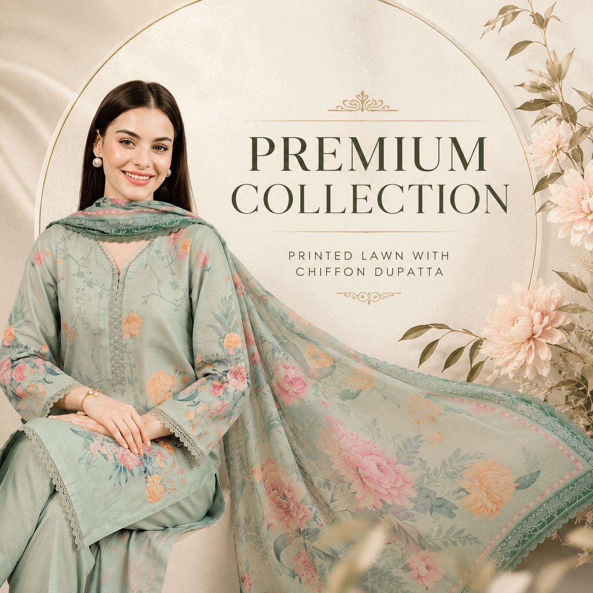 Luxury Lawn & Chiffon Dupattas