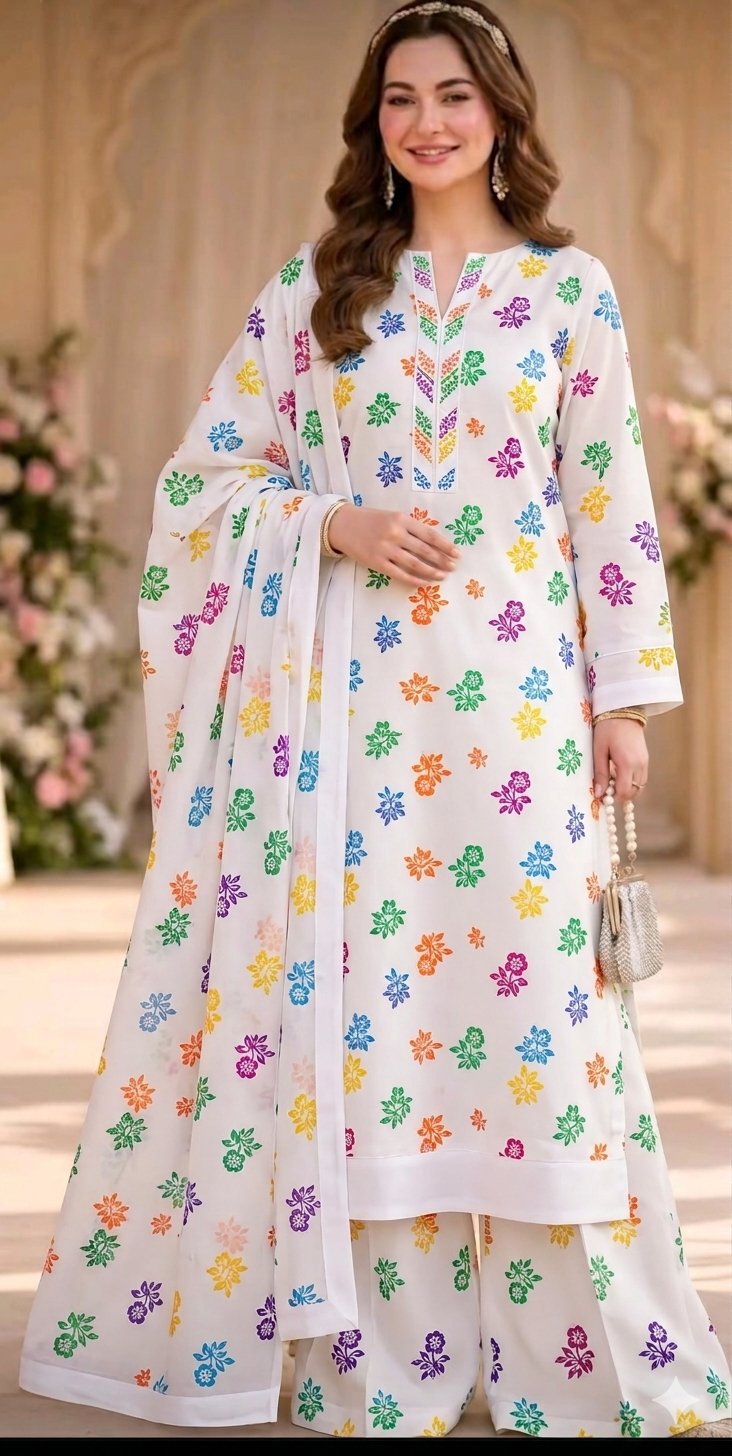 Trending Flora Santa Printed 2 Piece Suit for Women