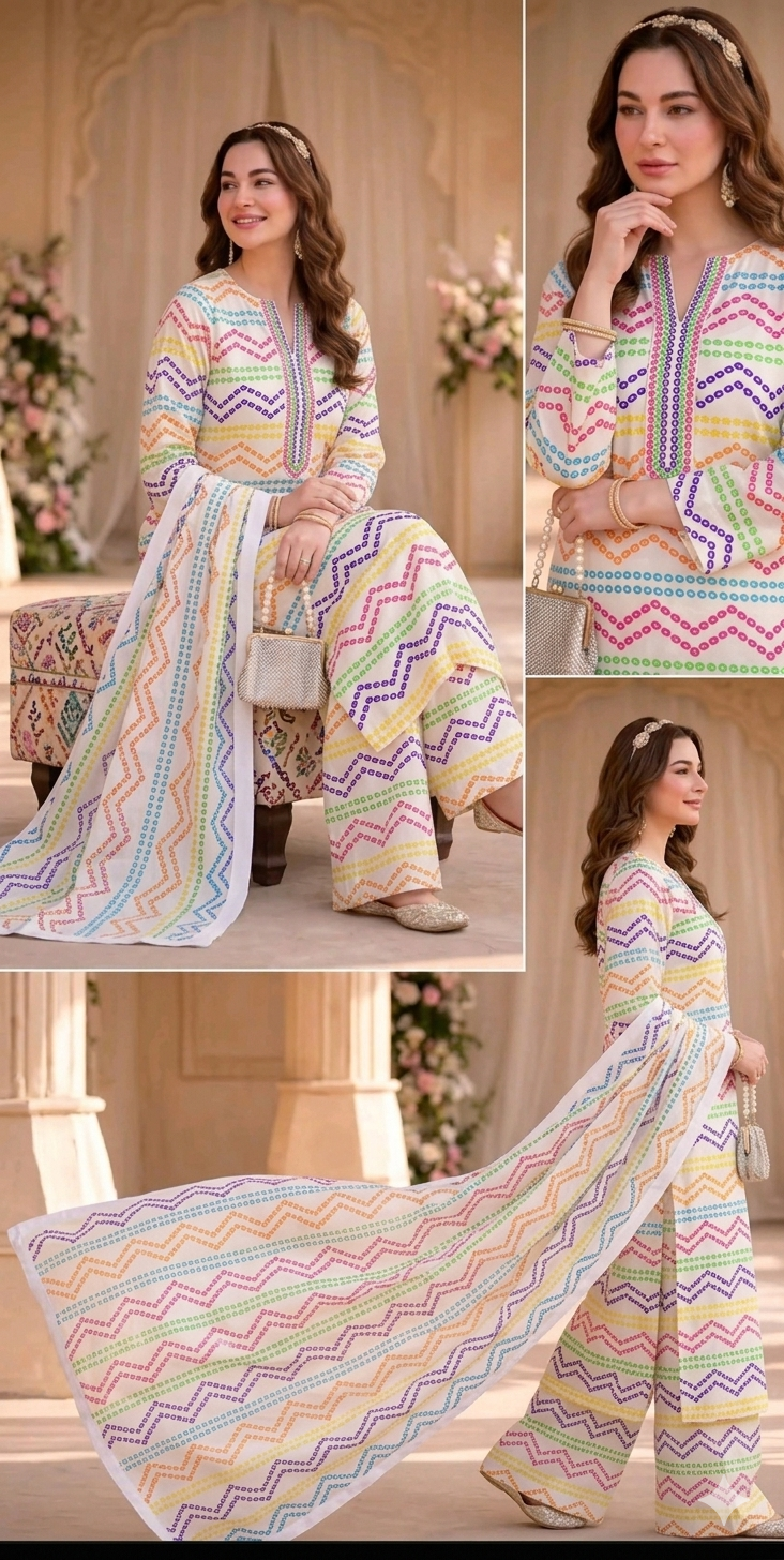 Trending Flora Santa Printed 2 Piece Suit for Women