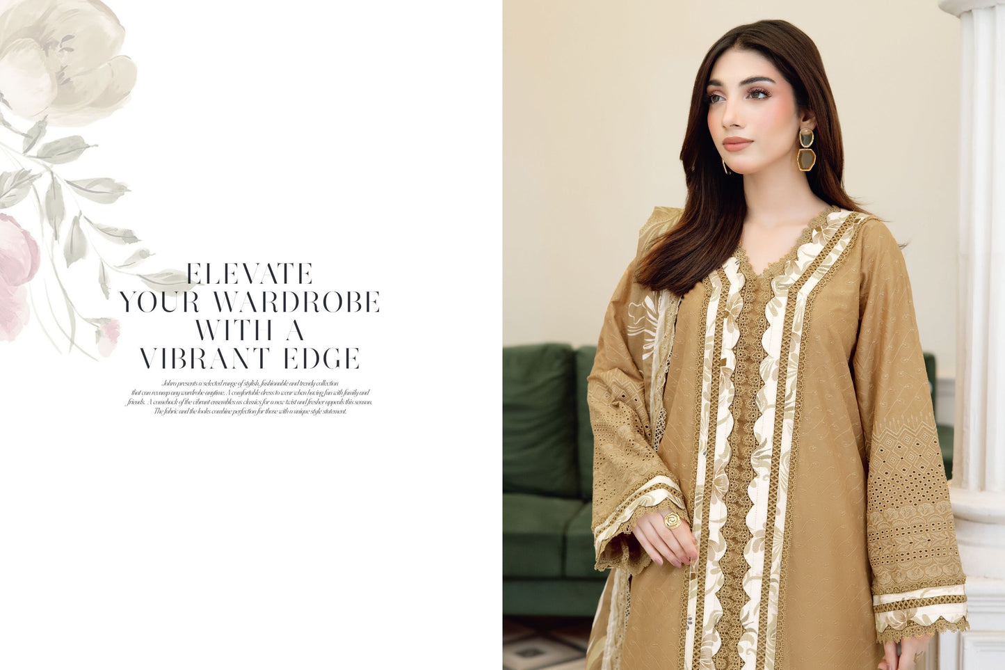 Designer Chikankari Lawn 3 Piece