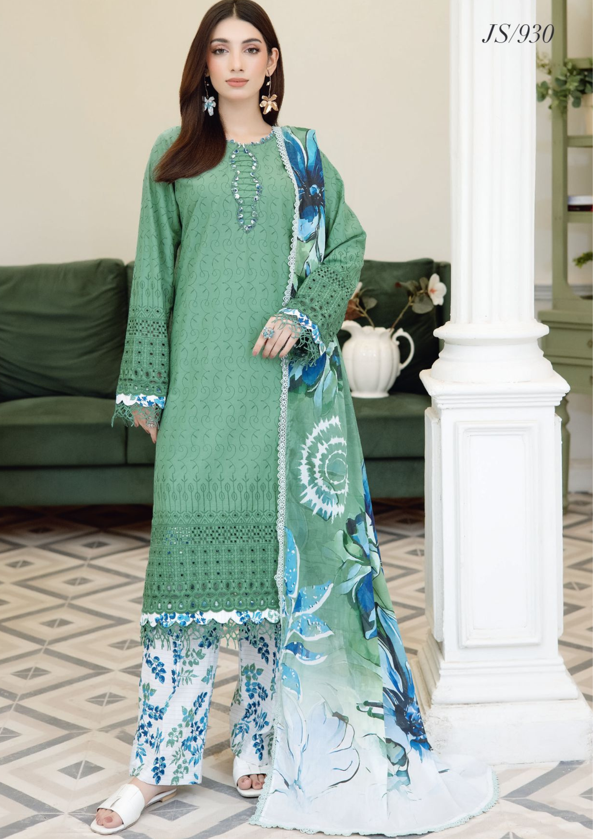 Premium Chikankari Lawn Unstitched Collection
