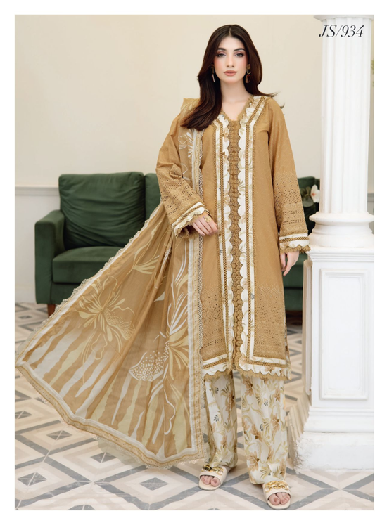 Designer Chikankari Lawn 3 Piece