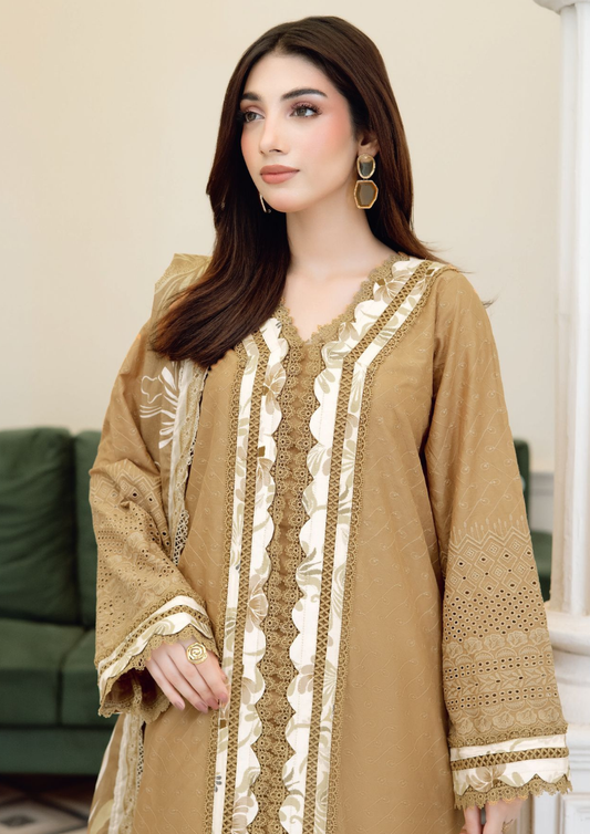 Designer Chikankari Lawn 3 Piece