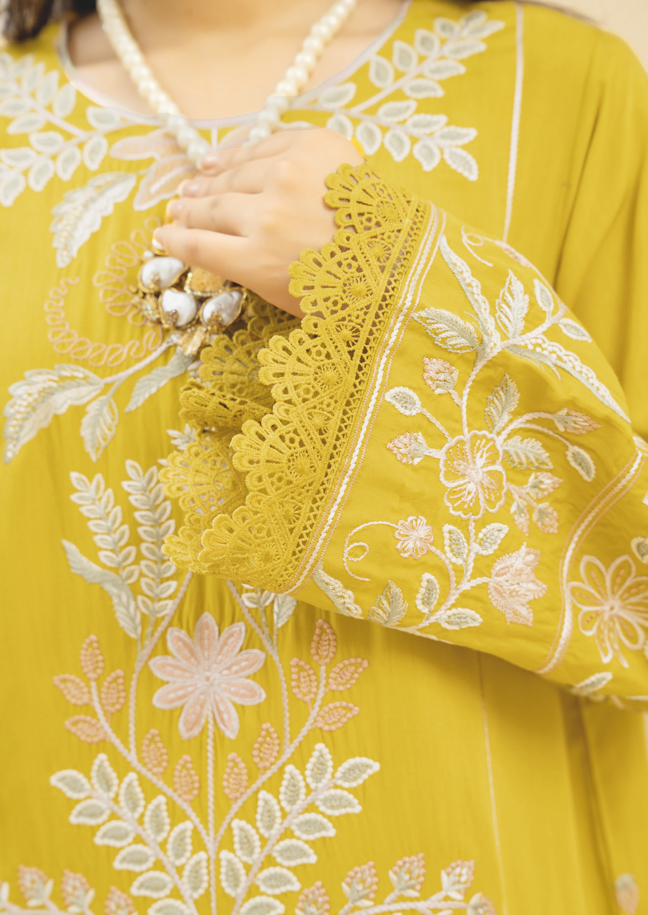 Embroidered Silk Viscose Collection | Bamber Chiffon Dupatta