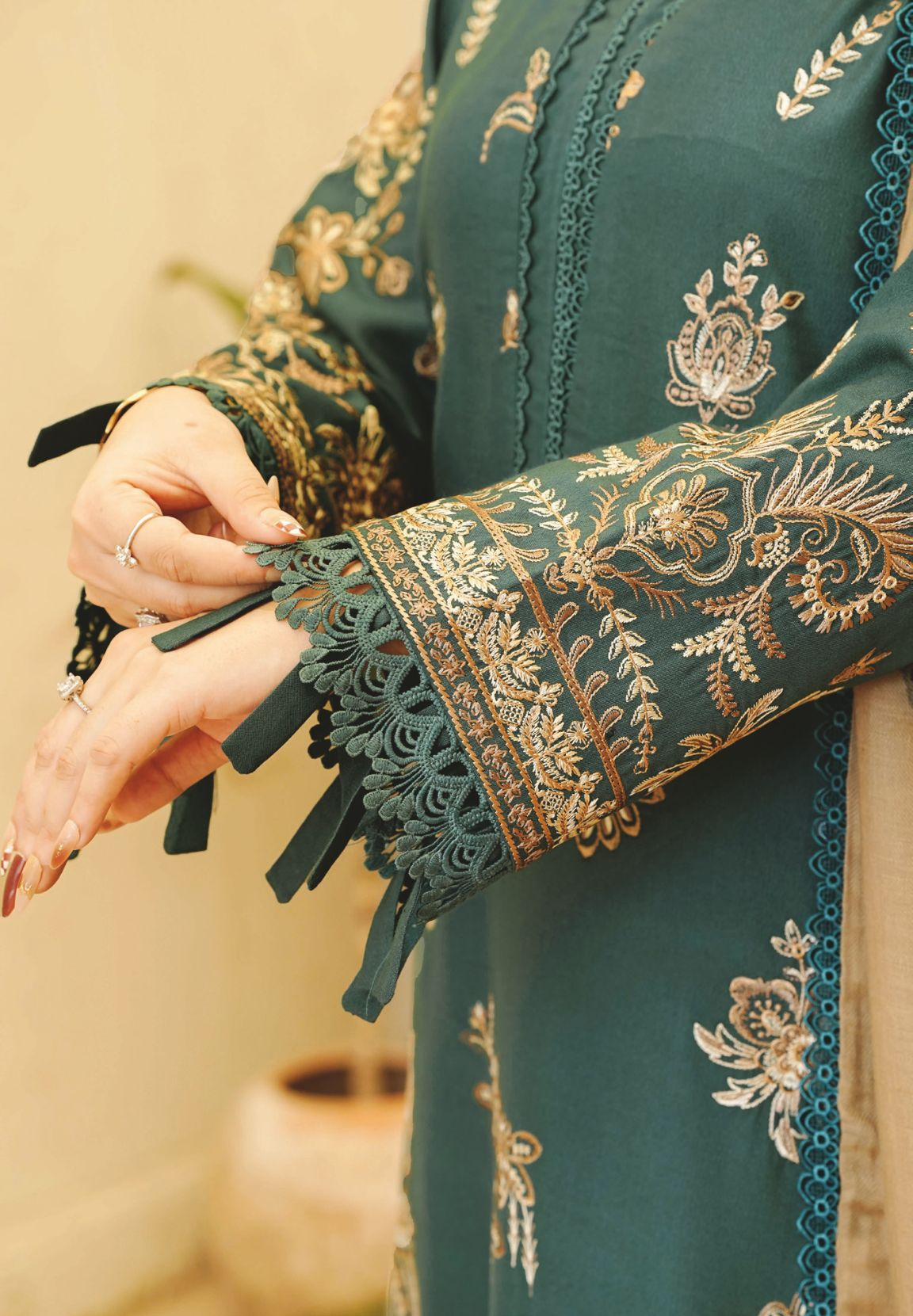 Premium Winter Embroidered Collection with Luxury Wool Shawl
