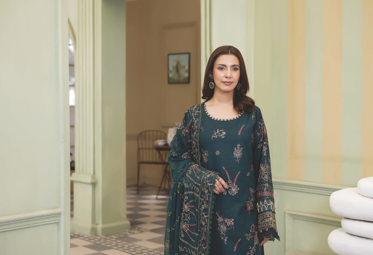 Embroidered Resham Karandi Collection | Luxury Winter Wear