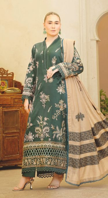 Premium Winter Embroidered Collection with Luxury Wool Shawl