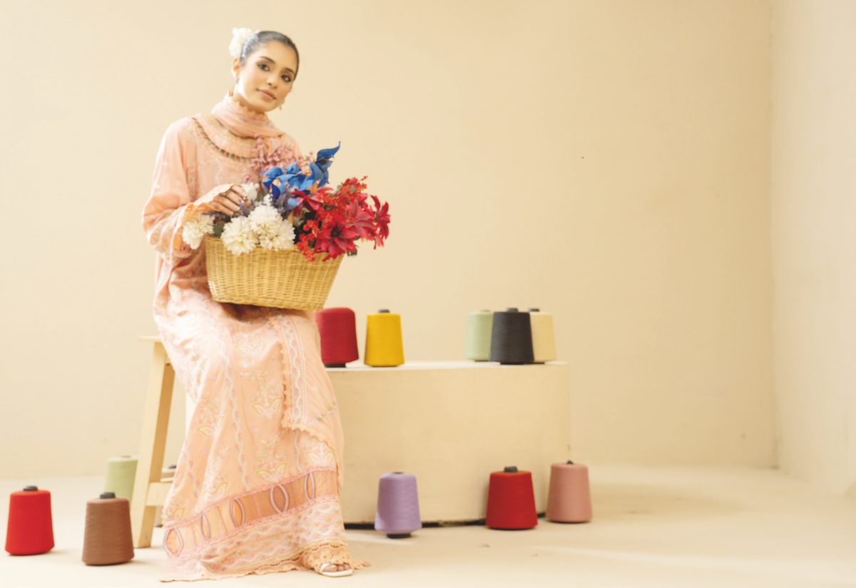 Premium Silk Viscose Embroidered Suit for Women