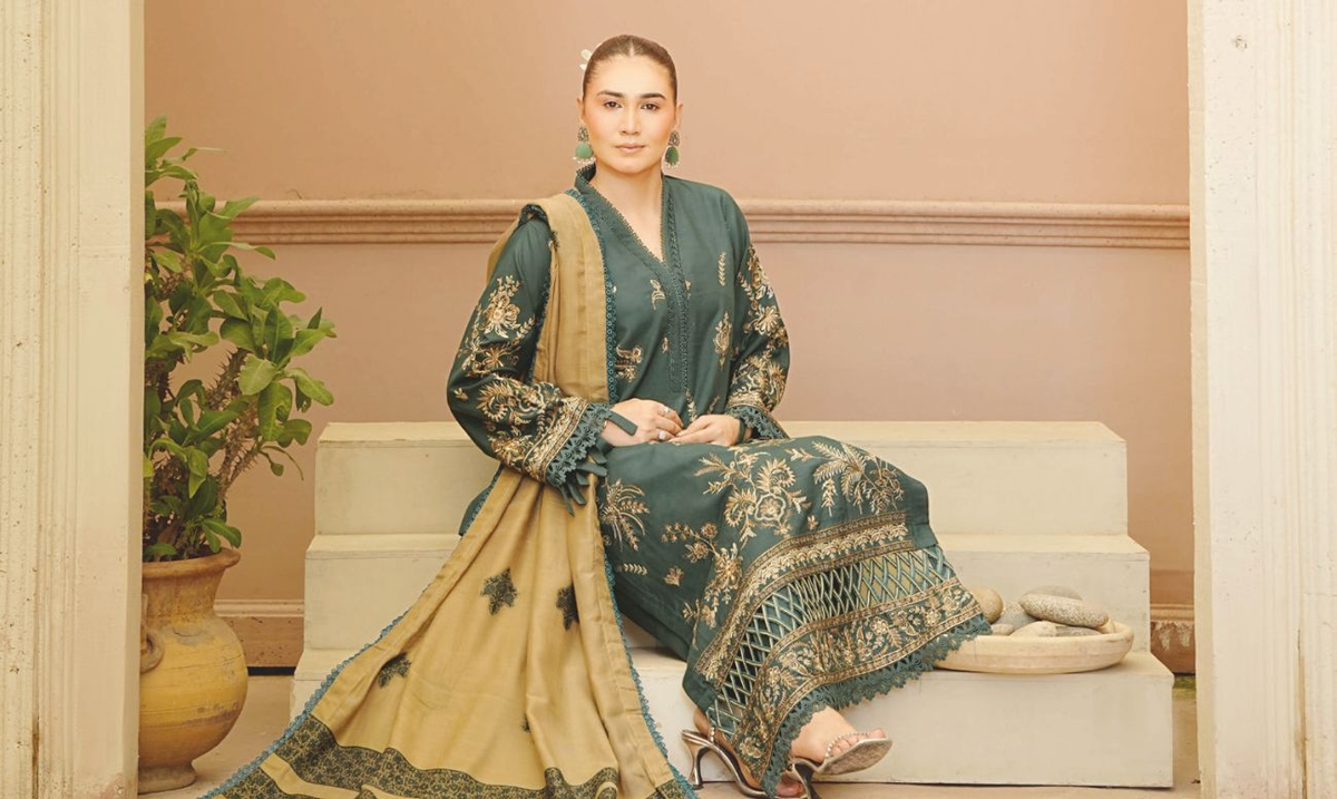 Premium Winter Embroidered Collection with Luxury Wool Shawl